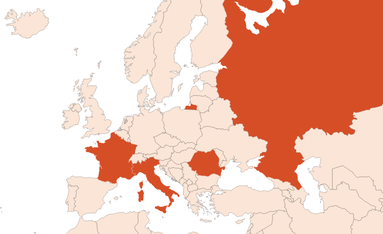 Absinthe HE (N° CAS 8008-93-3) Map for Absinthe HE (N° CAS 8008-93-3)