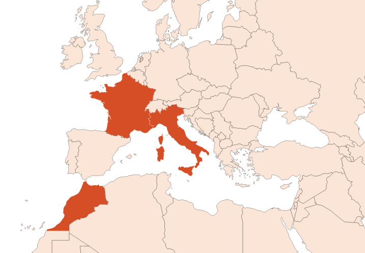 Genet absolute (CAS N° 129316-65-0) Map for Genet absolute (CAS N° 129316-65-0)