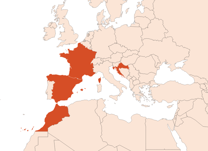 Helichrysum flower oil (CAS N° 8023-95-8) Map for Helichrysum flower oil (CAS N° 8023-95-8)