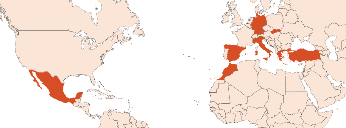 Origanum oil (CAS N° 8007-11-2) Map for Origanum oil (CAS N° 8007-11-2)