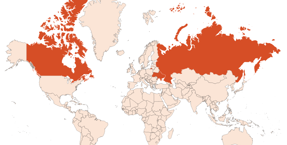 Fir needle oil (Siberia) (CAS N° 8021-29-2) Map for Fir needle oil (Siberia) (CAS N° 8021-29-2)