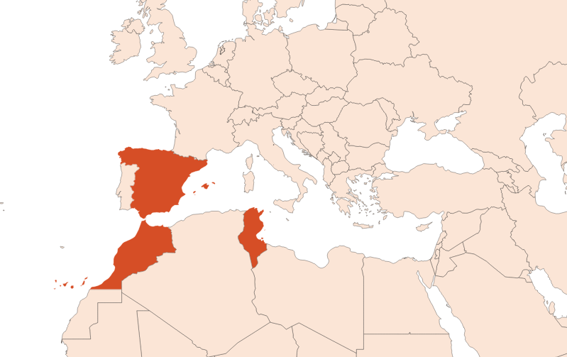 Rosemary oil (CAS N° 8000-25-7) Map for Rosemary oil (CAS N° 8000-25-7)